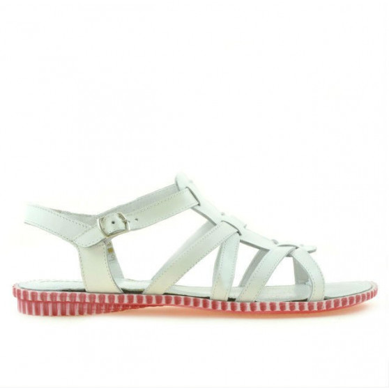 Sandale dama 595 alb Sandale dama 595 alb