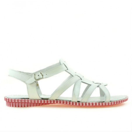 Sandale dama 595 alb