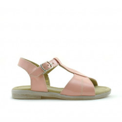Sandale copii mici 40c lac roz