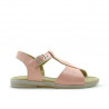 Sandale copii mici 40c lac roz