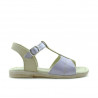 Sandale copii mici 40c lac mov+bej 
