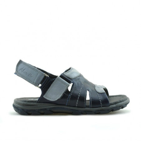 Sandale copii mici 41c indigo+gri