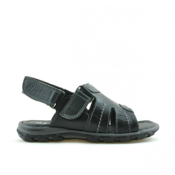 Sandale copii mici 41c negru+gri Sandale copii mici 41c negru+gri