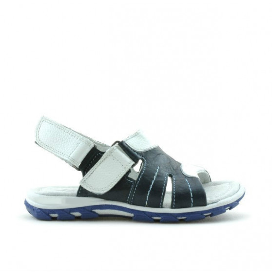Sandale copii mici 41c indigo+alb Sandale copii mici 41c indigo+alb