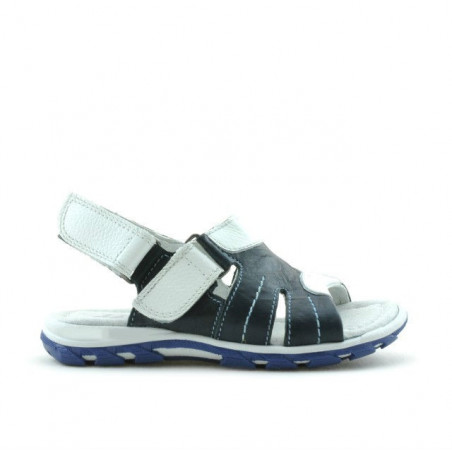 Sandale copii mici 41c indigo+alb