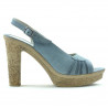 Sandale dama 597 bleu velur