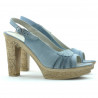 Sandale dama 597 bleu velur