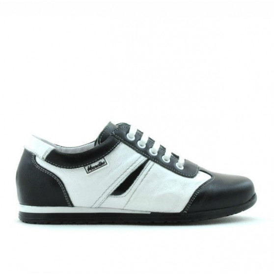 Pantofi copii 136 negru+alb Pantofi copii 136 negru+alb