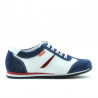 Pantofi copii 136 indigo velur+alb