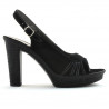Sandale dama 597 negru velur