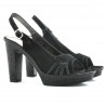 Sandale dama 597 negru velur