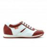 Pantofi copii 136 rosu+alb