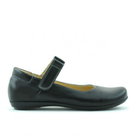 Pantofi copii 125s negru simplu