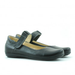 Pantofi copii 125s negru simplu