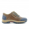 Pantofi copii 137 indigo+maro