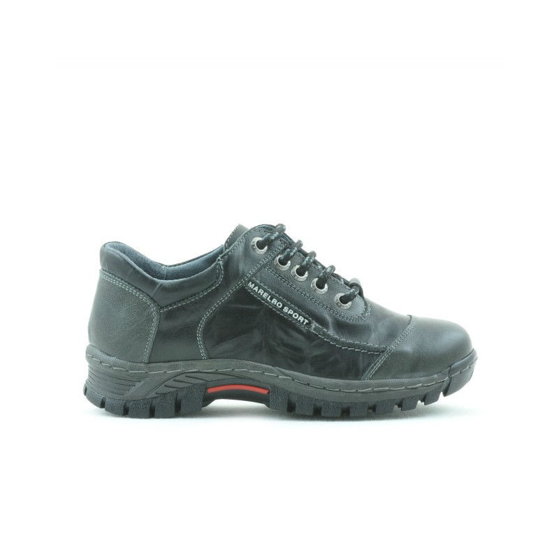 Pantofi copii 137 negru+gri 