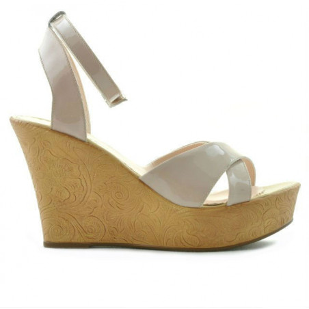 Sandale dama 5017 lac nude