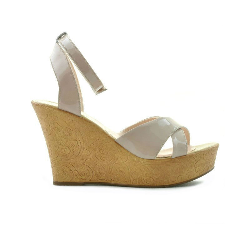 Sandale dama 5017 lac nude