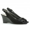 Sandale dama 596 negru velur
