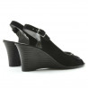 Sandale dama 596 negru velur