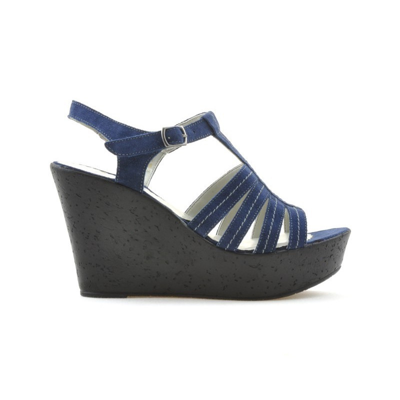 Sandale dama 598 indigo velur