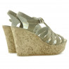Sandale dama 598 nisip velur
