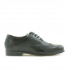 Pantofi copii 150 lac negru combinat