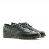 Pantofi copii 150 lac negru combinat