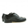 Pantofi copii 150 lac negru combinat