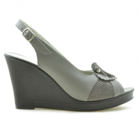 Sandale dama 5002 gri deschis