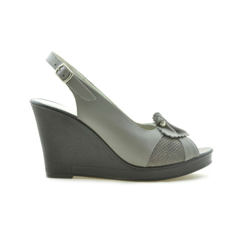 Sandale dama 5002 gri deschis