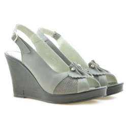 Sandale dama 5002 gri deschis