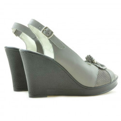 Sandale dama 5002 gri deschis