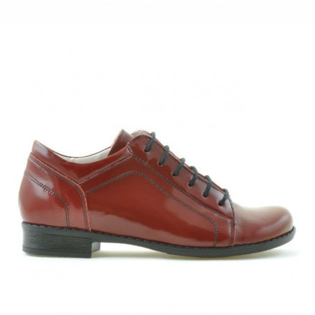Pantofi copii 122 lac bordo 