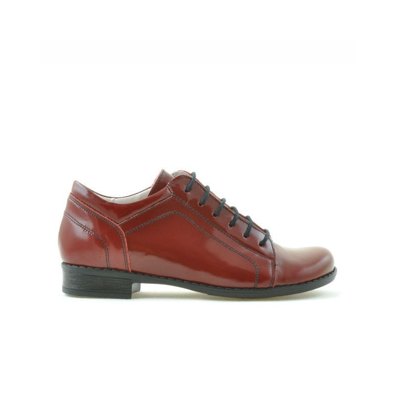 Pantofi copii 122 lac bordo 