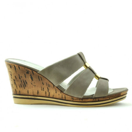 Sandale dama 5014 nisip satinat