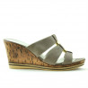 Sandale dama 5014 nisip satinat