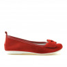 Pantofi copii 141 rosu velur