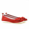 Pantofi copii 141 rosu velur