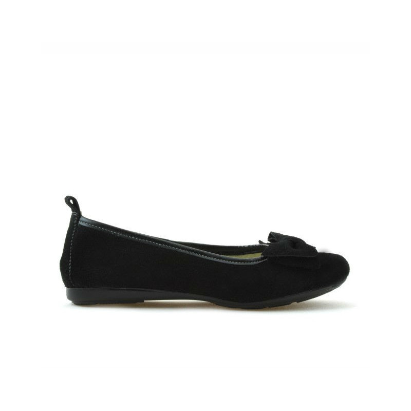 Pantofi copii 141 negru velur