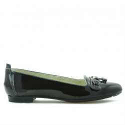 Pantofi casual dama 639 lac negru
