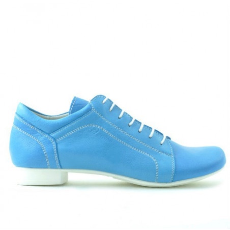 Pantofi casual dama 645 turcoaz