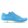 Pantofi casual dama 645 turcoaz