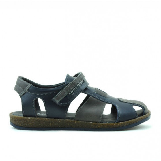 Sandale copii 324 indigo+gri Sandale copii 324 indigo+gri