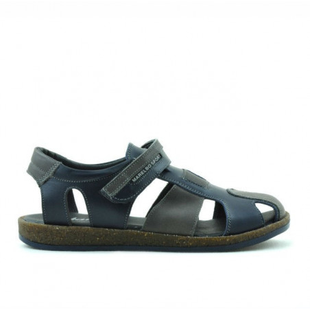 Sandale copii 324 indigo+gri