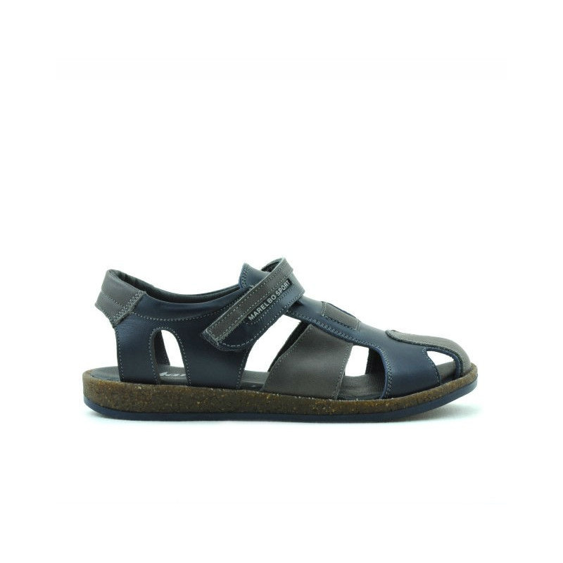 Sandale copii 324 indigo+gri