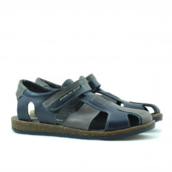 Sandale copii 324 indigo+gri