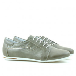 Pantofi sport / casual dama 646 nisip+alb