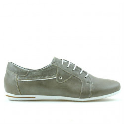 Pantofi sport / casual dama 646 nisip+alb
