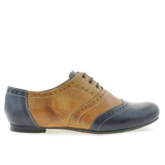Pantofi casual dama 186 indigo+maro Pantofi casual dama 186 indigo+maro